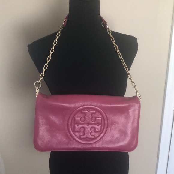 👛Tory Burch Raspberry/Pink Purse 👛 - Picture 1 of 9